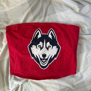COPY - Never worn uconn huskies tube top